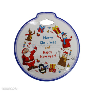 Yiwu market quick-drying cork coasters ceramic Christmas cup coaster