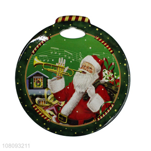 Low price water-absorbent Christmas ceramic coaster Xmas placemats