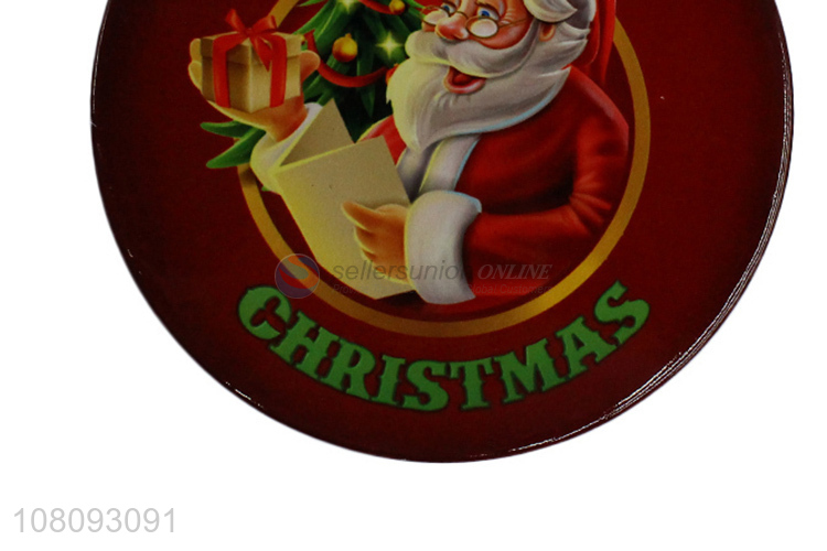 High quality ceramic Christmas cup coaster ceramic Christmas tablemat