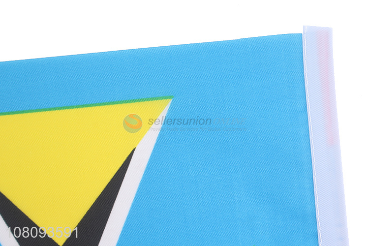 Factory price double-sided polyester Saint Lucia flag