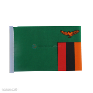 Online wholesale Zambia national flags polyester flags