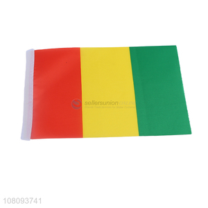 New products polyester Guinea national flags for decoration