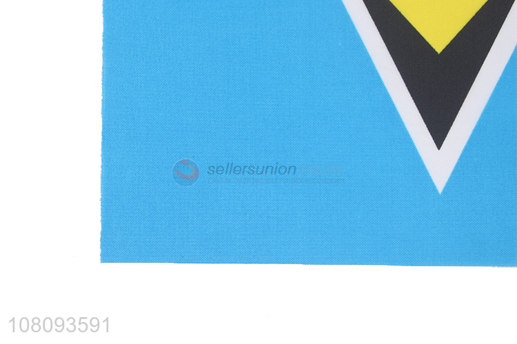 Factory price double-sided polyester Saint Lucia flag