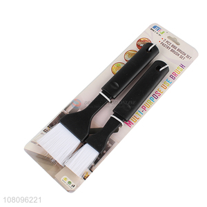 Yiwu Market Black Barbecue Brush Kitchen Baking Brush Set