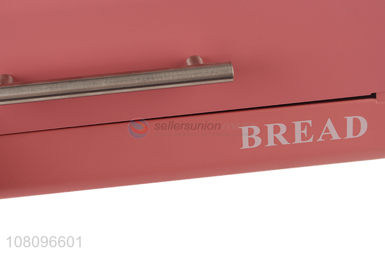 Factory supply metal bread box kitchen food storage containers