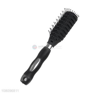 Factory direct sale plastic rib comb hairbrush for slicked back hair