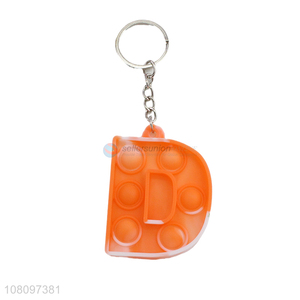 China factory letter D children rodent pioneer keychain