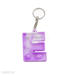 Yiwu market letter E creative rodent pioneer keychain