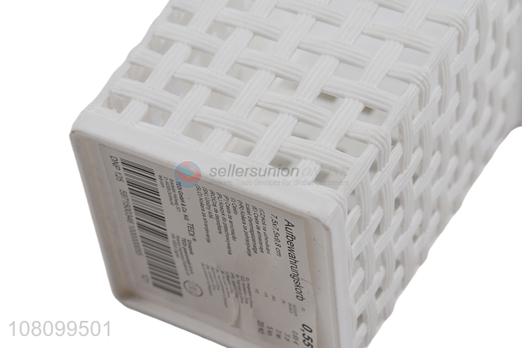 High quality plastic storage basket desktop sundries storage container