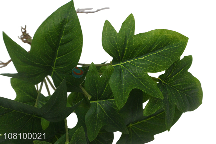 Popular products green leaves simulation plants for decoration