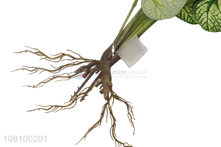 Factory direct sale green leaves artificial plants for decoration