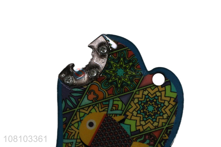 Good price magnetic bottle opener creative fridge magnet wholesale