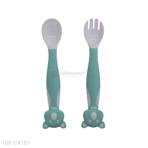 Wholesale Cute Design Baby Fork And Spoon Tableware Set