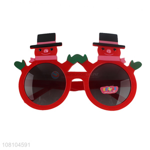 New hot sale Christmas snowman party glasses sunglasses for decor