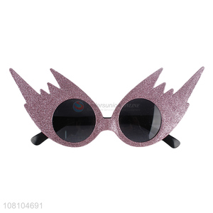 New arrival glitter owl wing party glasses costume ball sunglasses
