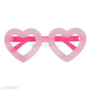 Hot selling heart shape party glasses fashion sunglasses for kids