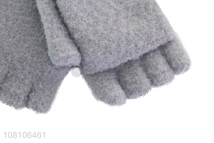 China export cute knitted gloves ladies winter warm gloves