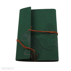 Cheap price green creative portable notebook for office