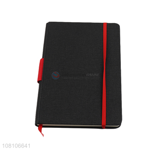 Good quality black simple business notebook for sale