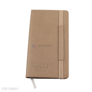 Yiwu wholesale simple business notebook creative PU notepad