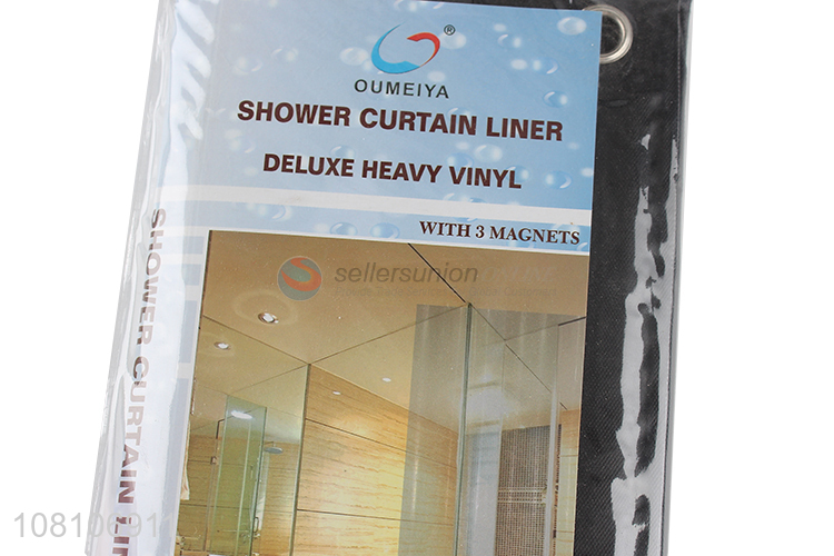 Top selling pvc household hotel shower curtain for bathroom