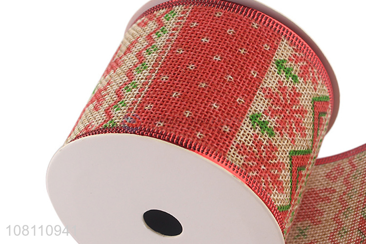 Latest Christmas Printed Decorative Ribbon Gift Wrap Ribbons