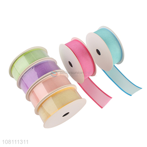 Low Price Solid Color Ribbon Christmas Decorative Ribbons