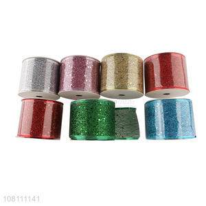 Wholesale Colorful Polyester Ribbons Gift Wrapping Ribbon