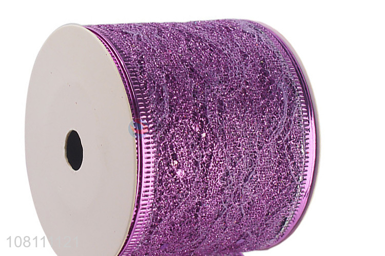 Exquisite Glitter Ribbon For Christmas And Gift Wrapping