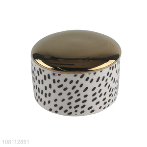Yiwu wholesale fashion jewelry jar household ceramic storage tank