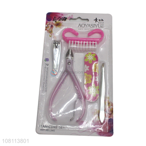 New arrival nail care <em>manicure</em> <em>set</em> for women