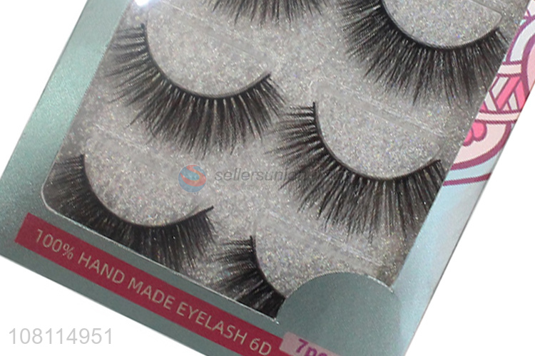 Hot products natural handmade false eyelashes for makeup