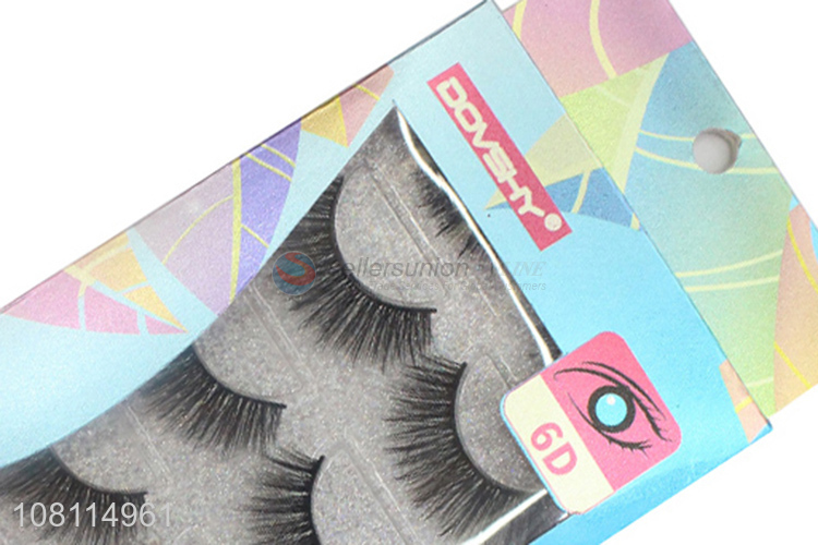 Yiwu wholesale long lasting girls makeup false eyelashes