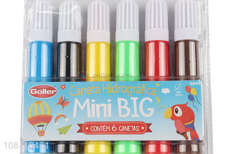good price 6 colors Watercolor pen for children