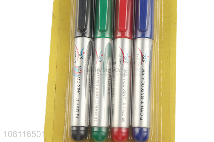 factory wholesale 4 pieces permanent marker set