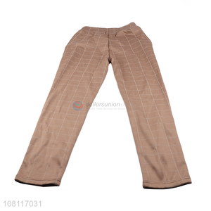 Hot selling khaki soft ladies trousers casual pants