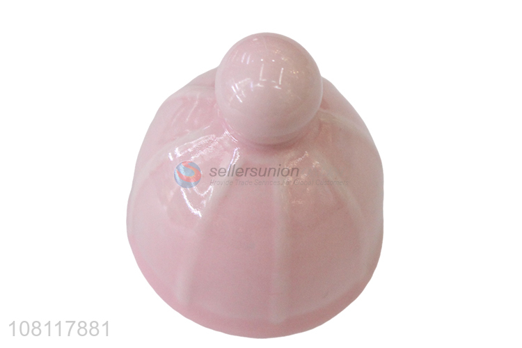 New arrival egg shape ceramic jewelry box trinket cases wholesale