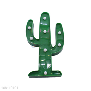 Factory wholesale plastic cactus home ornaments creative light