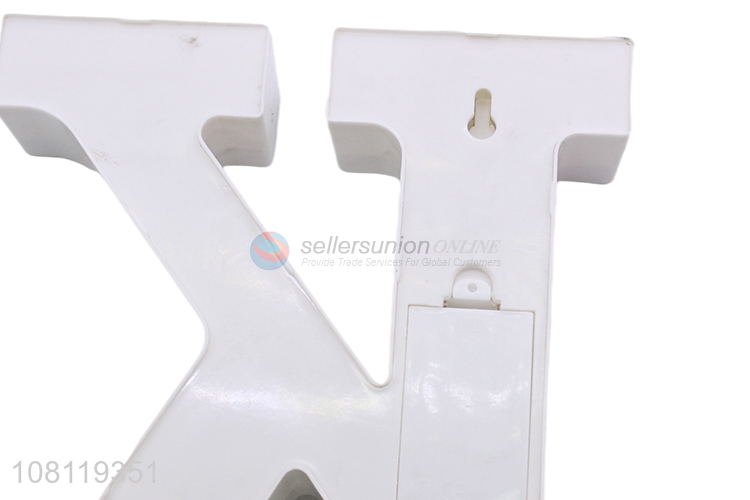 Factory wholesale white letter K creative decoration light