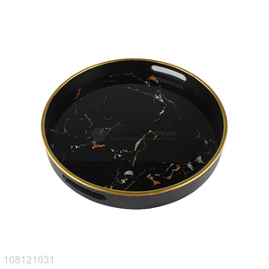 High Quality Multipurpose Round Serving Tray With Handle