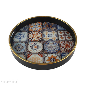 Best Selling Round Serving Tray Fashion Storage Tray