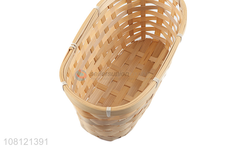 China factory creative bamboo basket handmade woven basket