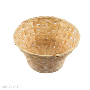 New arrival garden bamboo woven basket DIY flower basket