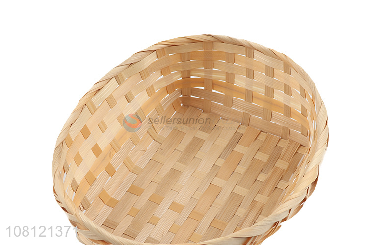 Factory price handmade bamboo woven flower basket
