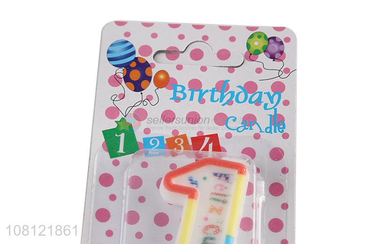 China wholesale decorative birthday number candles