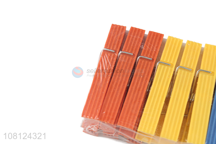 Custom Colorful Clothes Pegs Plastic Clothespin Set