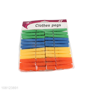 Hot Selling Plastic Clothes Pegs Cheap Plastic Clips Set