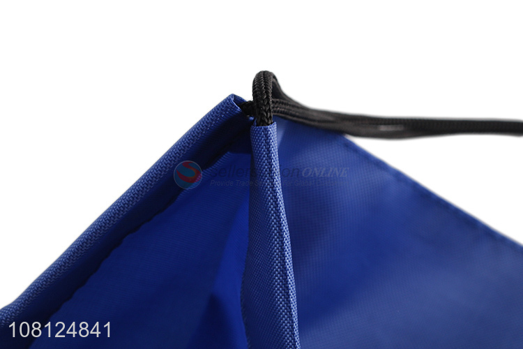 Factory price custom logo 420D oxford cloth drawstring bag backpack