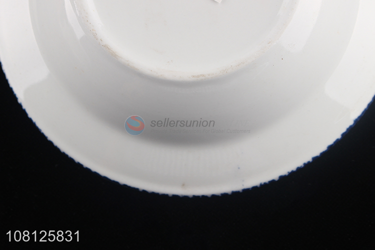Yiwu market ceramic serving plate ceramic salad plates