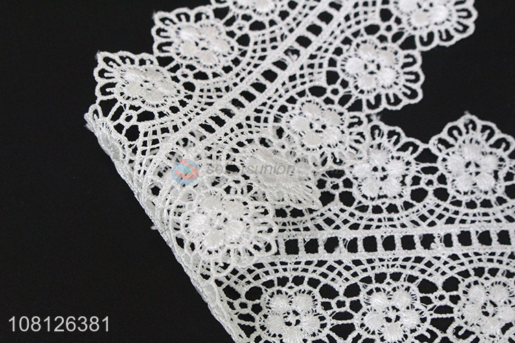 New design white fashion clothing accessories lace trim